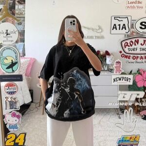 Travis Scott black graphic t-shirt